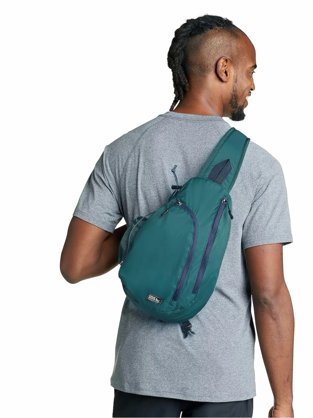 Eddie Bauer Ripstop 8L Sling Pack Brook Blue - Picture 2 of 7